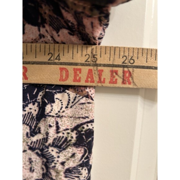 Terra & Sky Womens Blouse Ruffles Floral Top Sz 1X Peasant Boho - Picture 4 of 6